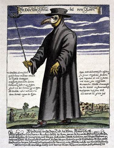 Cartoon Plague Doctor